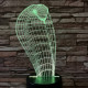 Kobra 2 7 színű 3D led lámpa