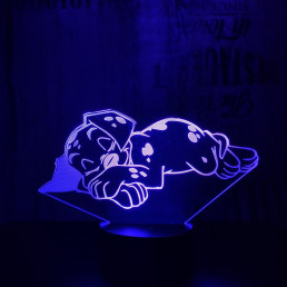 Dalmata kölyök 3D led lámpa