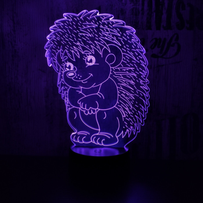 Süni 7 színű 3D led lámpa