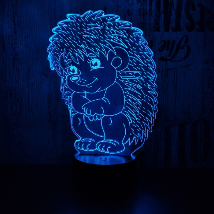 Süni 7 színű 3D led lámpa