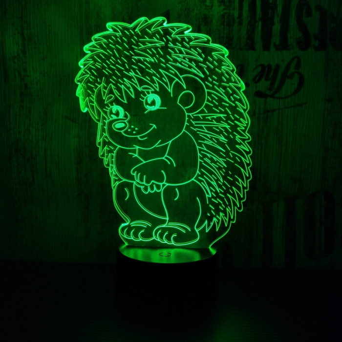 Süni 7 színű 3D led lámpa