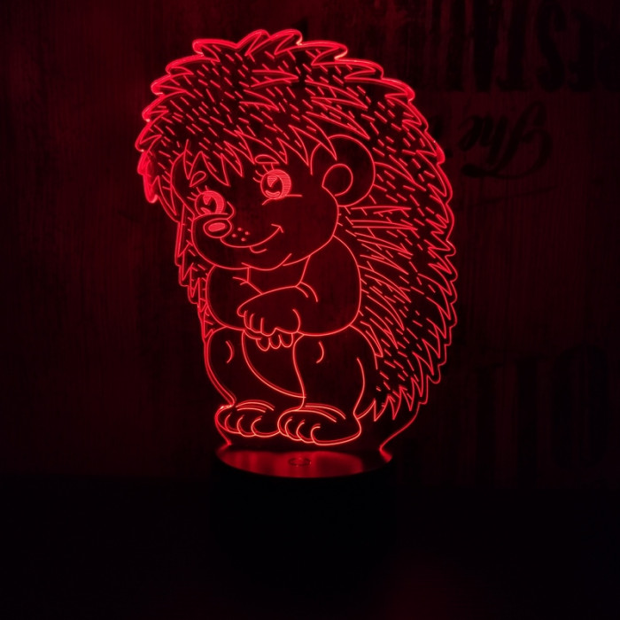 Süni 7 színű 3D led lámpa