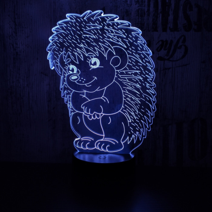 Süni 7 színű 3D led lámpa