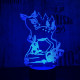 Őzike és a nyuszik  7 színű 3D led lámpa