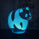 Sétáló panda 7 színű 3D led lámpa