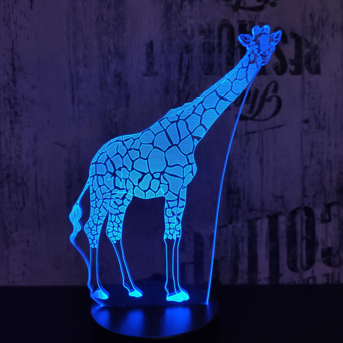 Zsiráf 2 3D led lámpa