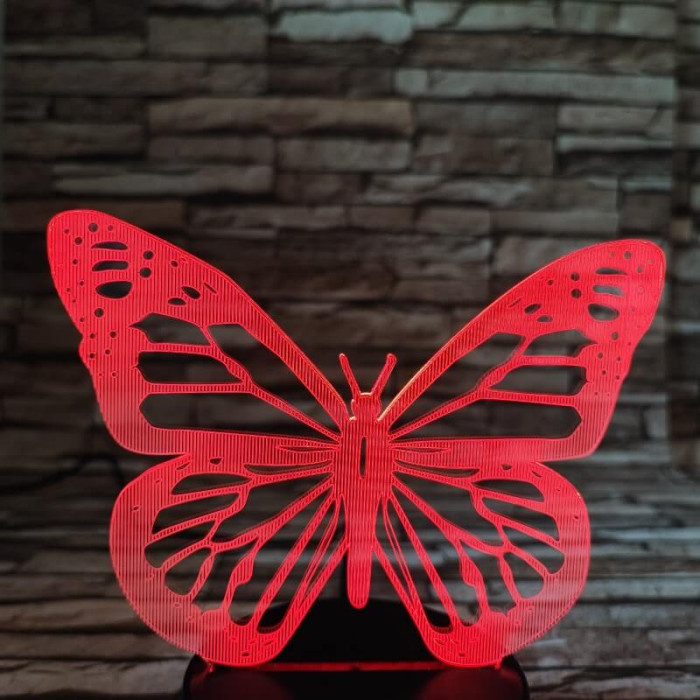 Pillangó repülés 7 színű 3D led lámpa