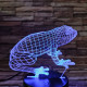Béka a breki  7 színű 3D led lámpa