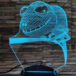 Kaméleon 7 színű 3D led lámpa