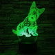 Skót terrier 3D led lámpa