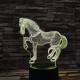 Ló csikó 7 színű 3D led lámpa