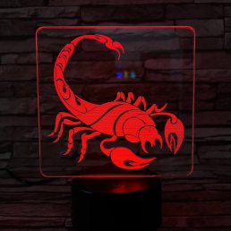 Skorpió 2 3D led lámpa