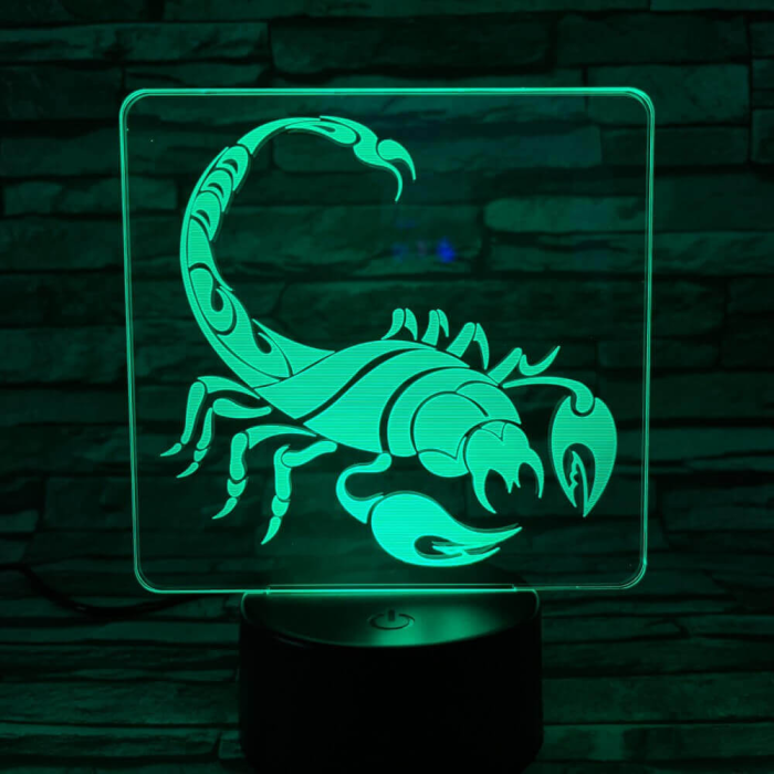 Skorpió 2 3D led lámpa