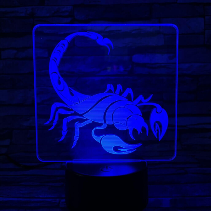 Skorpió 2 3D led lámpa