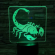 Skorpió 2 3D led lámpa