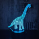 Brachiosaurus 3D led lámpa