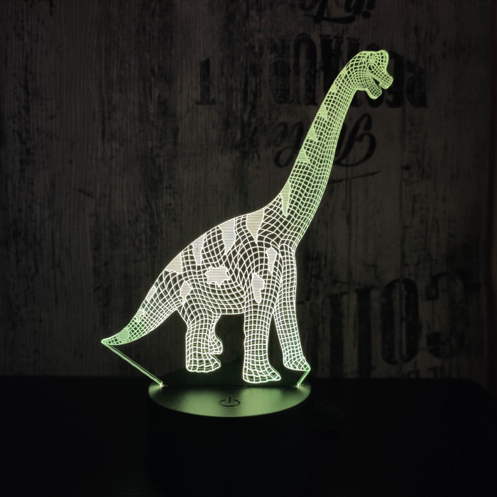 Brachiosaurus 3D led lámpa
