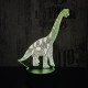Brachiosaurus 3D led lámpa