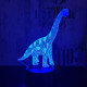 Brachiosaurus 3D led lámpa