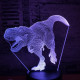 T Rex 7 színű 3D led lámpa