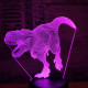 T Rex 7 színű 3D led lámpa