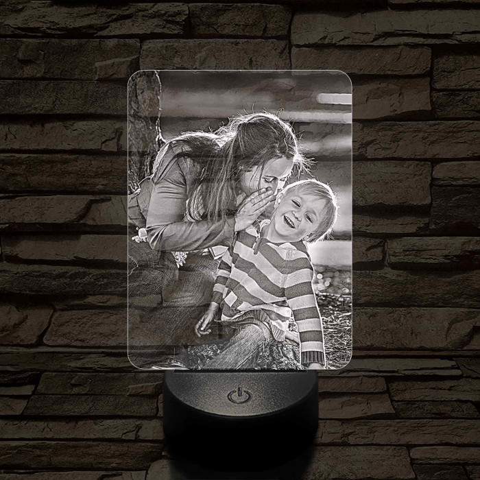 Hasznos Egyedi Ajándék Anyák Napjára 7 színű 3D led lámpa