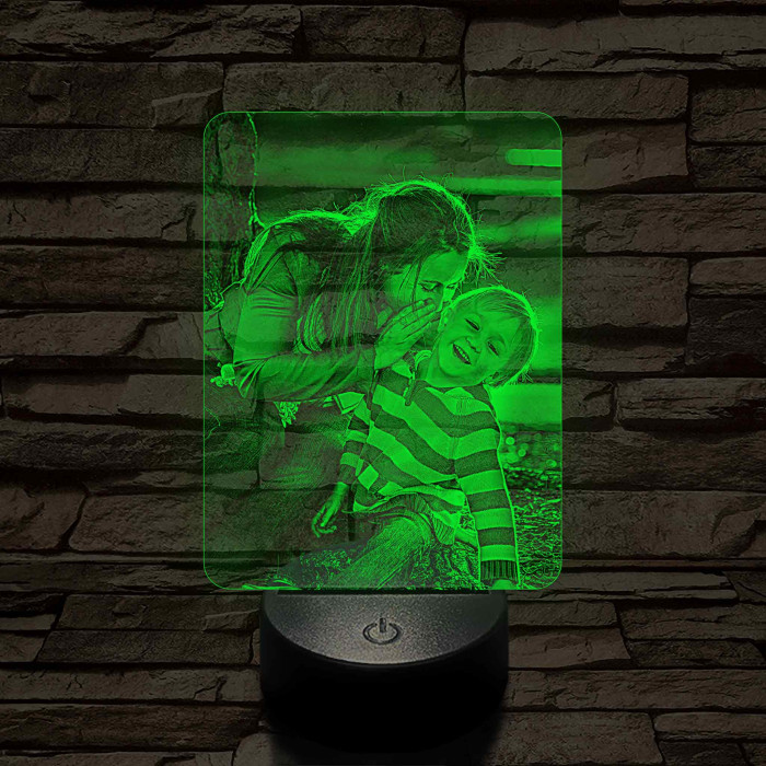 Hasznos Egyedi Ajándék Anyák Napjára 7 színű 3D led lámpa