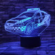 Rendőrautó 3D led lámpa