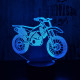 Cross motor 3D led lámpa