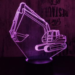 Markoló 2  7 színű 3D led lámpa