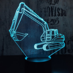 Markoló 2  7 színű 3D led lámpa