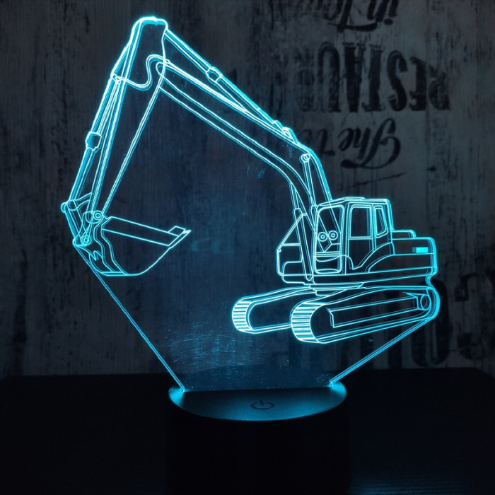 Markoló 2  7 színű 3D led lámpa