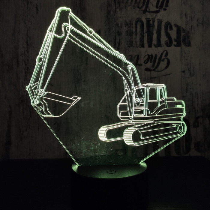 Markoló 2  7 színű 3D led lámpa