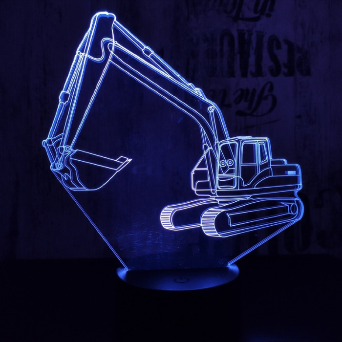 Markoló 2  7 színű 3D led lámpa