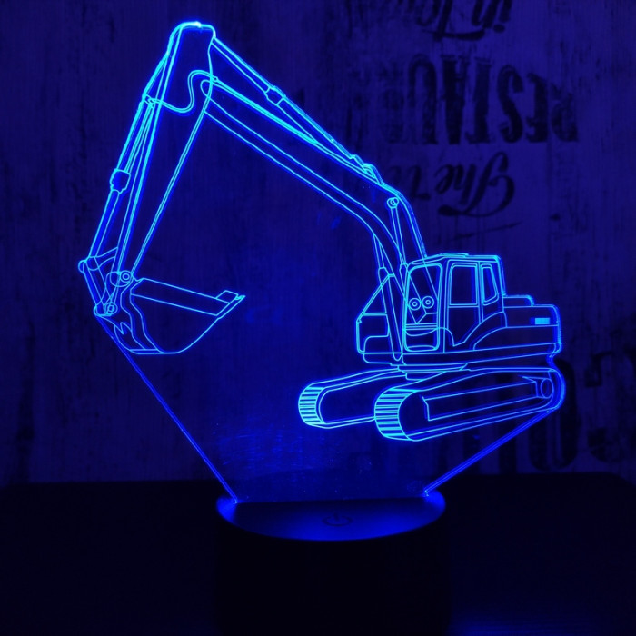 Markoló 2  7 színű 3D led lámpa