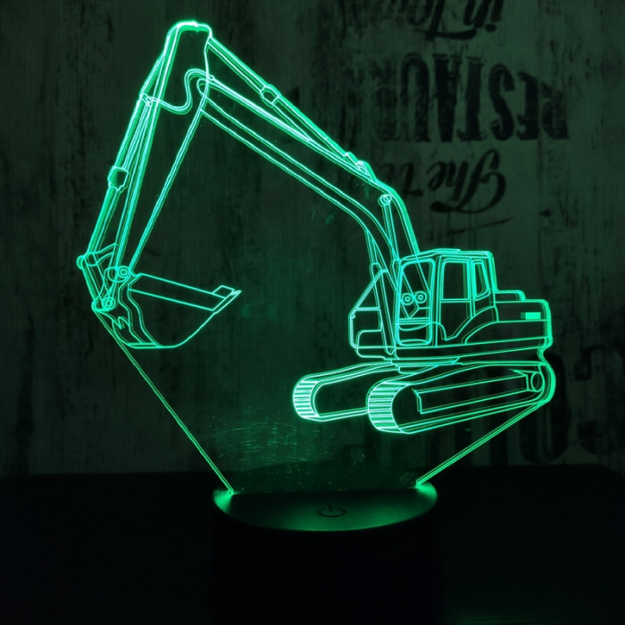 Markoló 2  7 színű 3D led lámpa