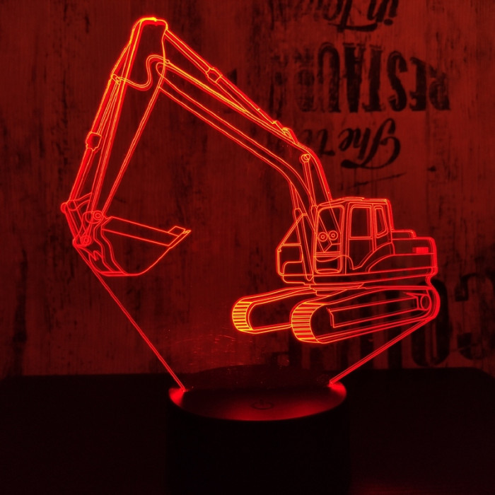 Markoló 2  7 színű 3D led lámpa