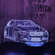 BMW autó 2 3D led lámpa