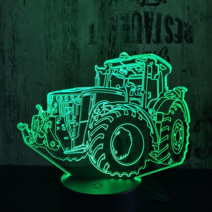 Traktor 3 3D led lámpa