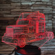 Kamion csőrös 7 színű 3D led lámpa