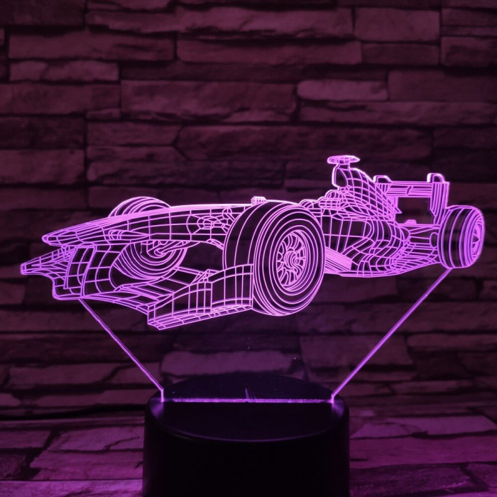 Forma1 3D led lámpa