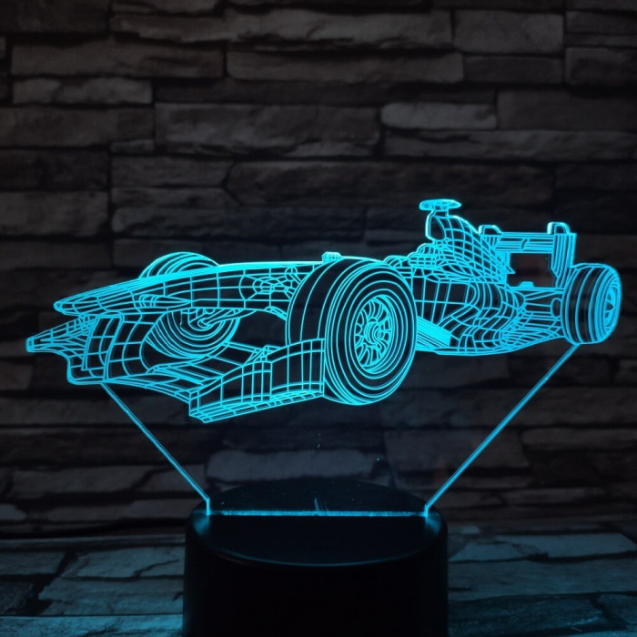 Forma1 3D led lámpa