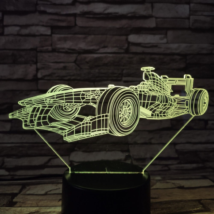 Forma1 3D led lámpa