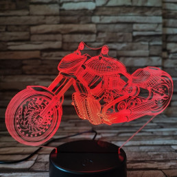Chopper 3D led lámpa