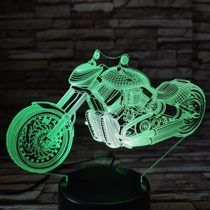 Chopper 3D led lámpa