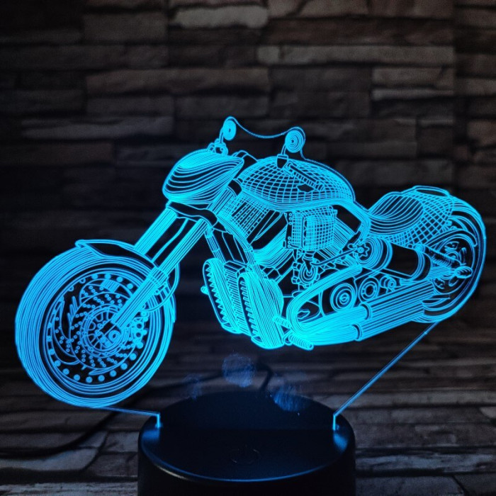 Chopper 3D led lámpa