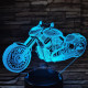 Chopper 3D led lámpa