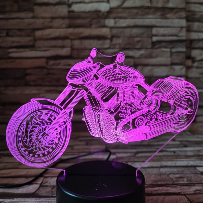 Chopper 3D led lámpa