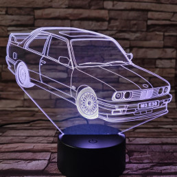 BMW autó 2 3D led lámpa