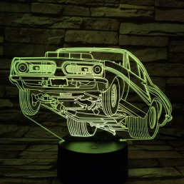 Low rider a táncoló autó 7 színű 3D led lámpa